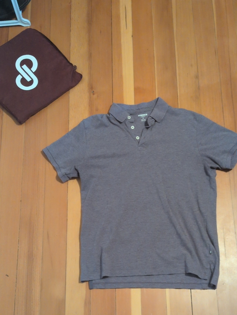Bonobos Men's Gray Short-Sleeve Polo